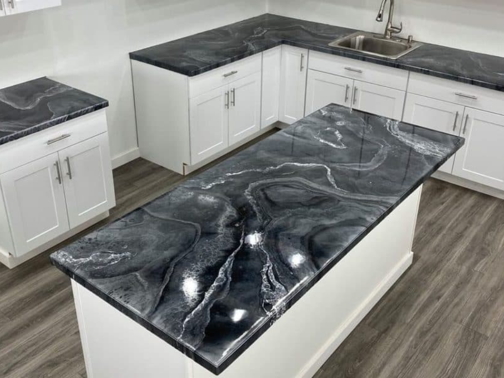 Epoxy countertop photo